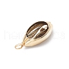 Electroplated Natural Cowrie Shell Pendants PALLOY-JF03912-5