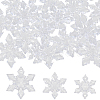 SUNNYCLUE 60Pcs 3 Styles Christmas Transparent Acrylic Connector Charms OACR-SC0001-56-1