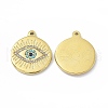 Ion Plating(IP) Golden 304 Stainless Steel Pendants STAS-H178-07G-A-1