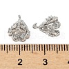 Brass Micro Pave Cubic Zirconia Peg Bails KK-V015-31P-3