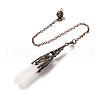 Natural Quartz Crystal Dowsing Pendulum Big Pendants G-H285-06R-25-3