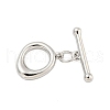 Brass Toggle Clasps KK-A223-09P-1