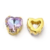 Heart Shaped Sew on Rhinestone GLAA-C024-17C-3