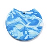 Transparent Printed Acrylic Pendantst OACR-Q006-01B-1