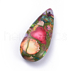 Natural Regalite/Imperial Jasper/Sea Sediment Jasper Pendants X-G-F590-07-2