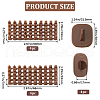 CRASPIRE 1 Set PP Plastic Letter A~Z & Number & Sign Cookie Impress Embosser Cutter AJEW-CP0007-35-2