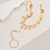 Elegant Brass Pendant Anklet for Women PP3197-4