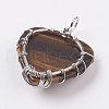 Natura Tiger Eye Pendants G-L480-05E-2