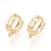 Brass Hoop Earring Finding KK-N261-29G-1