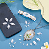   300Pcs 5 Styles Acrylic Plastic Imitation Pearl Cabochons MACR-PH0001-91-1