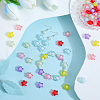 SOFPLATE 120Pcs Transparent Acrylic Beads TACR-SP0001-11A-4