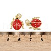 Brass Charms KK-C095-10A-G-3