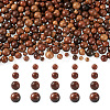 400Pcs 4 Styles Natural Wood Beads WOOD-TA0001-71-1