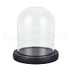 High Borosilicate Glass Dome Cloche DJEW-WH0018-23-1