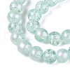 Translucent Crackle Glass Beads Strands CCG-T003-01G-3