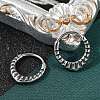 316 Surgical Stainless Steel Hoop Earrings EJEW-G416-29AS-2