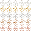 SUNNYCLUE 100Pcs 5 Colors Tibetan Style Alloy Pendants FIND-SC0009-47-1