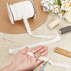 40M Nylon Elastic Double Edged Picot Lace Ribbons OCOR-WH0101-47B-3