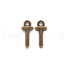 Tibetan Style Alloy Pendants TIBE-S108-108T-AB-NR-1