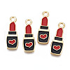 Rack Plating Alloy Enamel Pendants ENAM-T011-172-1