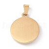 PVD Vacuum Plating 304 Stainless Steel Pendant STAS-E151-04G-2