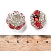 Resin Rhinestone Rondelle Beads OACR-S048-02A-3