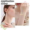 SOFPLATE 2 Strands Transparent Glass Beads Strands GLAA-SP0001-07-5