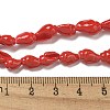 Spray Painted Natural Spiral Shell Beads Strands X1-BSHE-G039-08E-3