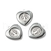 Non-magnetic Synthetic Hematite Pendants PALLOY-JF01514-1