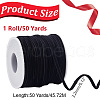 HOBBIESAY 50 Yards Single Face Velvet Ribbon OCOR-HY0001-16A-2