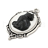 Gothic Style Alloy with Resin Pendants X-FIND-Z015-03A-2