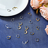 SUPERFINDINGS 200Pcs 4 Style Iron Leverback Earring Findings EJEW-FH0001-07-4
