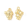 Rack Plating Alloy Rhinestone Pendants FIND-G044-38LG-1