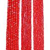 Electroplate Glass Beads Strands EGLA-A044-P2mm-A22-2
