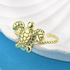 Brass Cuff Rings for Women RJEW-C123-08B-G-3