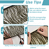 Fingerinspire Polyester Tassel Lace Ribbon OCOR-FG0002-45C-4
