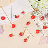 CHGCRAFT 12Pcs 2 Styles Opaque Resin Pendants RESI-CA0001-76-5