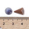 Natural & Synthetic Mixed Gemstone Circular Cone Ornament G-K359-01B-4