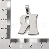 201 Stainless Steel Pendants STAS-Q342-53P-R-3
