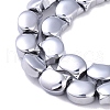Electroplate Glass Beads Strands EGLA-Q128-09A-FP02-3