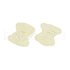 Frosted Transparent Acrylic Beads OACR-P029-20B-03-3