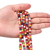 Synthetic Turquoise Beads Strands TURQ-G108-4x4mm-12-3