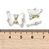 Brass Micro Pave Cubic Zirconia Pendants KK-U043-31P-01-3
