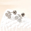 304 Stainless Steel Stud Earrings EJEW-H161-01P-I-2