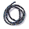 Electroplate Glass Beads Strands X-EGLA-E057-01A-04-2