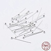925 Sterling Silver Head Pins STER-F036-20S-1.5x20-3