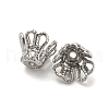 Non-Tarnish 316 Surgical Stainless Steel Bead Caps STAS-Q310-09B-P-2