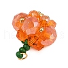 Halloween Theme Glass Seed Beads Pendants PALLOY-MZ00775-01-3