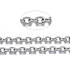 Tarnish Resistant 304 Stainless Steel Cable Chains CHS-T003-23B-P-2