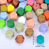 Hexagonal Silicone Beads SI-JX0020A-34-2